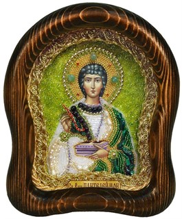 Икона Святой Великомученик Пантелеймон бисер 243720