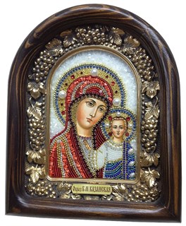 Икона Пресвятая Богородица Казанская бисер 243722
