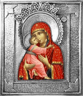 Икона Владимирская Божья Матерь риза 253335