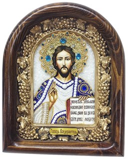 Икона Господь Вседержитель бисер 243755