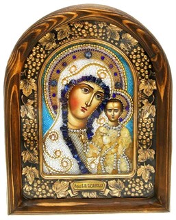 Икона Пресвятая Богородица Казанская бисер 243770