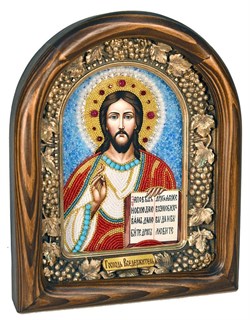 Икона Господь Вседержитель бисер 243790
