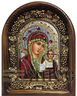 Икона Пресвятая Богородица Казанская бисер 243793