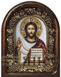 Икона Господь Вседержитель бисер 243812