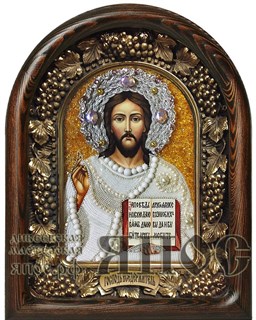 Икона Господь Вседержитель бисер 243859