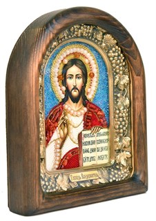 Икона Господь Вседержитель бисер 243870