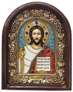 Икона Господь Вседержитель бисер 243871