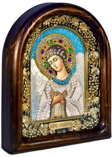 Икона Ангел Хранитель бисер 243917