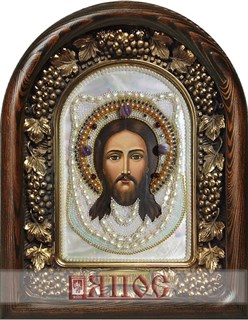 {{photo.Alt || photo.Description || 'Икона Спас Нерукотворный бисер'}}