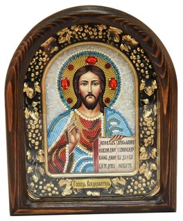 Икона Господь Вседержитель бисер 243960