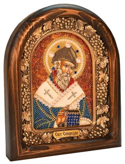 Икона Святитель Спиридон Тримифунтский бисер 244046