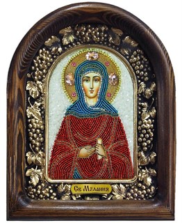 Икона Святая Мелания бисер 244070