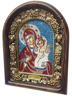 Икона Пресвятая Богородица Нечаянная радость бисер 244085