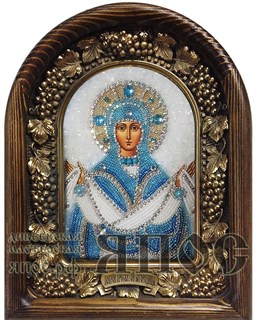 Икона Покров Пресвятой Богородицы бисер 244095