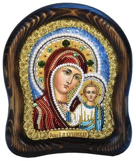Икона Пресвятая Богородица Казанская бисер 244141