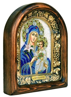 Икона Пресвятая Богородица Неувядаемый цвет бисер 244157