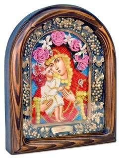 Икона Пресвятая Богородица Жировицкая бисер 244177