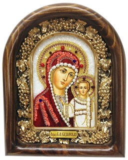 Икона Пресвятая Богородица Казанская бисер 244222