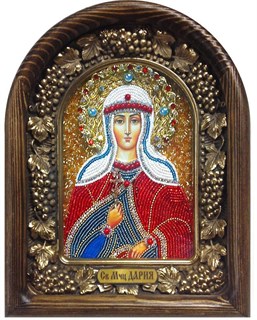 Икона Святая мученица Дария бисер 244250