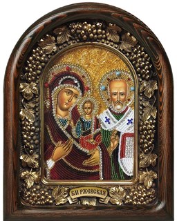 Икона Пресвятая Богородица Ржевская бисер 244279