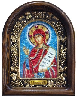 Икона Святая праведная Анна бисер 244297