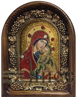 Икона Святая праведная Анна бисер 244305