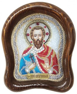 Икона Святой мученик Алексей Константинопольский бисер 244328