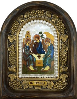 Икона Святая троица бисер 244427