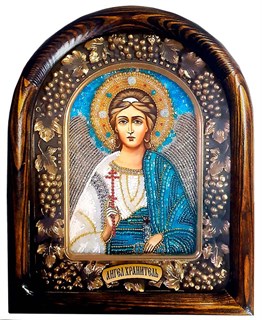 Икона Ангел Хранитель бисер 244432