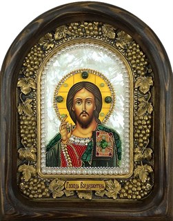 Икона Господь Вседержитель бисер 244442