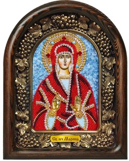 Икона Святая великомученица Марина бисер 244489
