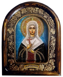 Святая мученица Ангелина Сербская бисер 244490