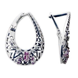 {{photo.Alt || photo.Description || 'Серьги с фианитами серебряные 3.7гр'}}