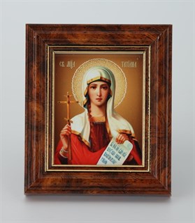 Икона настольная 6х7 багет ( пленка Татиана св. Римская 238916