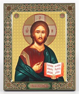 Икона настольная 11х13 на подставке объемная Спас Нерукотворный 238880