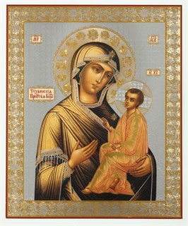 Икона на оргалите 30х40 Тихвинская Божья Матерь 238767