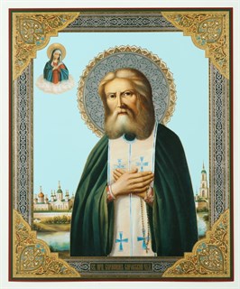 Икона на оргалите 30х40 Серафим Саровский 2 238726