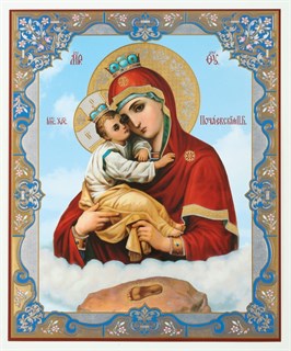 Икона на оргалите 30х40 Почаевская Божья Матерь 238712