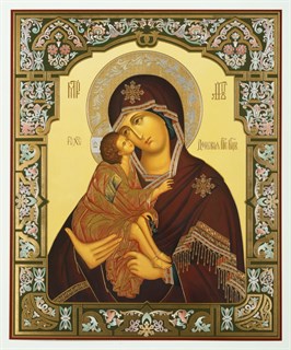 Икона на оргалите 30х40 Донская Божья Матерь 238639