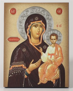 Икона на дереве 13х15 объёмная Смоленская 2 238323