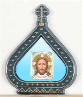 Икона на деревянном планшете 30х40 ПВХ Спас Нерукотворный 01 238142