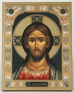 Икона на деревянном планшете 21х32 конгрев Спаситель 29 237991