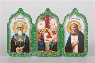 Икона на деревянном планшете 21х32 конгрев Почаевская Божья Матерь 237978