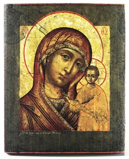 Икона на дереве 9*11 Казанская Божья Матерь 237852