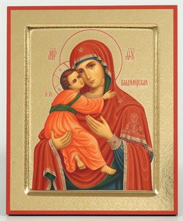 Икона на дереве 18х24 прокат ковчег Владимирская Божья Матерь 237799