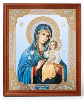 Икона на дереве 13*16 с ковчегом Неувядаемый цвет 237646