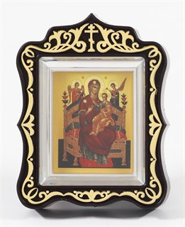Икона в рамке 6х7 резной Всецарица 236785