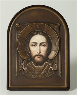Икона в рамке 9х12 арочная Спас Нерукотворный 236709