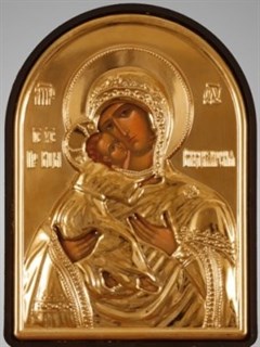Икона в рамке 9х12 арочная Владимирская Божья Матерь 236674