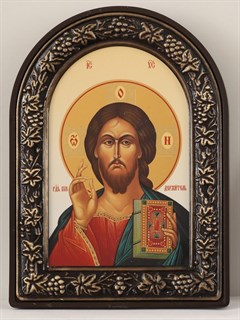 Икона в рамке 9х12 арочная Спаситель 10 236671